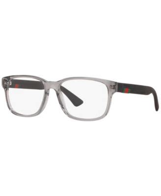 gucci frame plastic grey fade rectangular|Gucci Gc001085 Men's Rectangle Eyeglasses .